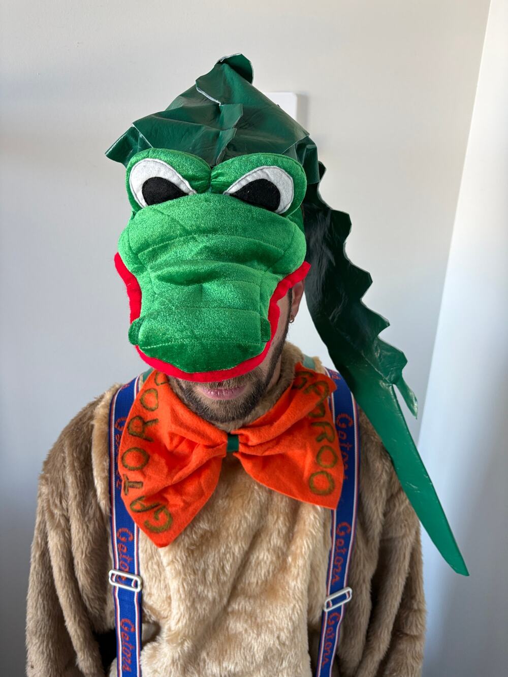 Complete Adult Gateroo Alligator Kangaroo Mascot Costume Florida Gators Handmade